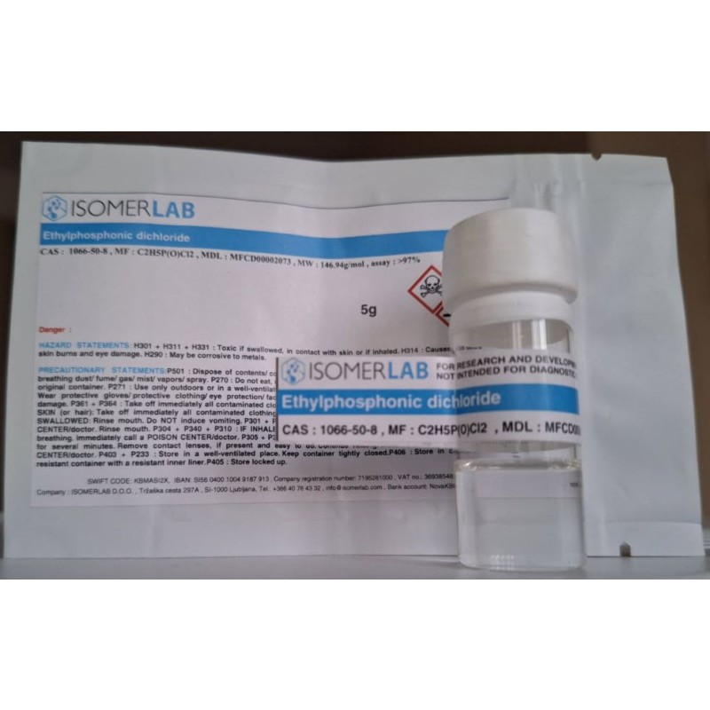 Ethylphosphonic dichloride , CAS: 1066-50-8