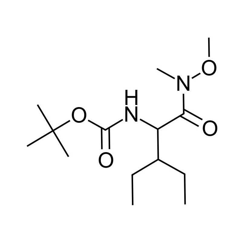 tert-butyl ((RS)-1-(methoxy(methyl)amino)-3-ethyl-1-oxopentan-2-yl)carbamate, CAS: 2410380-98-0