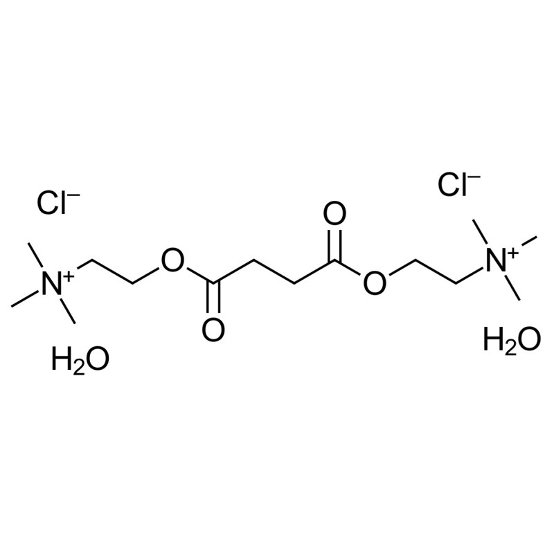 2,2'-[(1,4-dioxobutane-1,4-diyl)bis(oxy)]bis(N,N,N-trimethylethanaminium) dichloride dihydrate ,  CAS: 6101-15-1 , 
