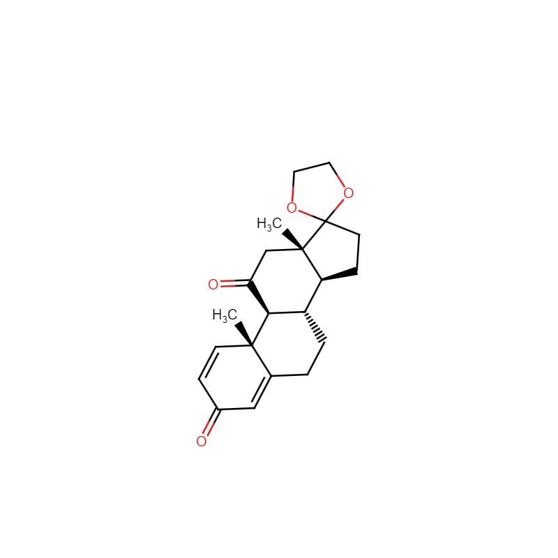 17,17-(ethylenedioxy)-androst-1,4-diene-3,11-dione , CAS: 13400-82-3
