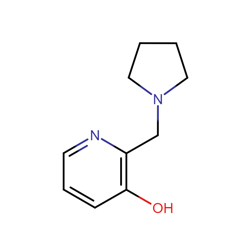 2-(pyrrolidin-1-ylmethyl)pyridin-3-ol , CAS: 7149-45-3