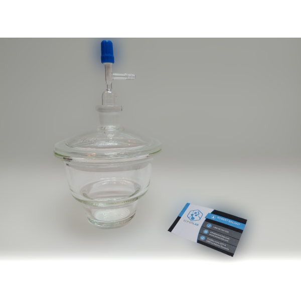DURAN Vacuum Desiccator with with ground joint (24/29) with stopcock , diameter 100 mm