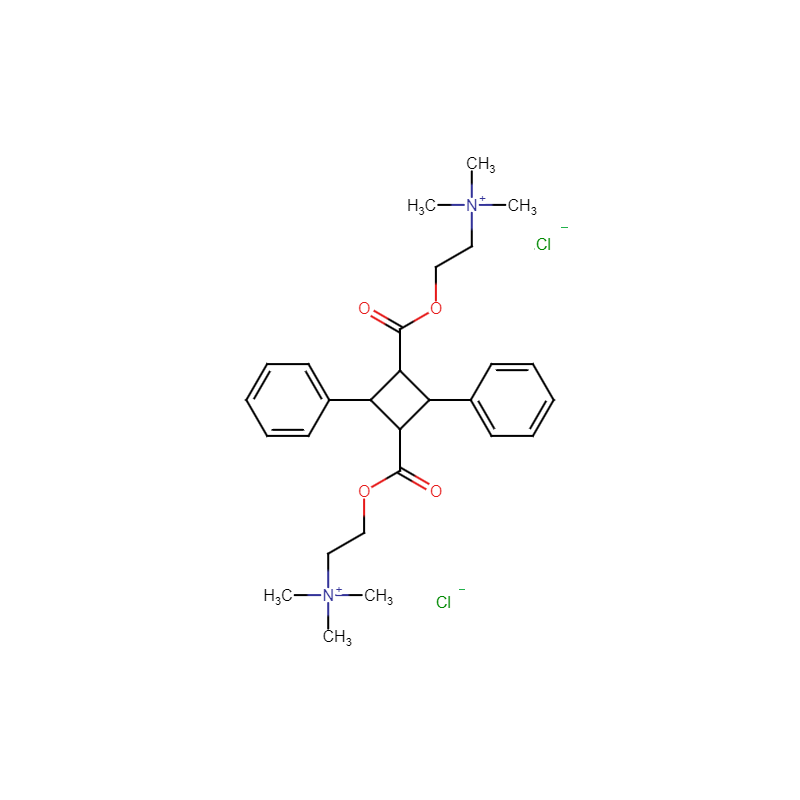 [2-(2,4-diphenyl-3-{[2-(trimethylazaniumyl)ethoxy]carbonyl}cyclobutanecarbonyloxy)ethyl]trimethylazanium dihydrochloride