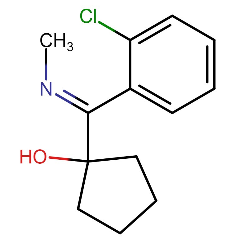 1-((2-chlorophenyl)(methylimino)methyl)cyclopentan-1-ol , CAS: 6740-87-0