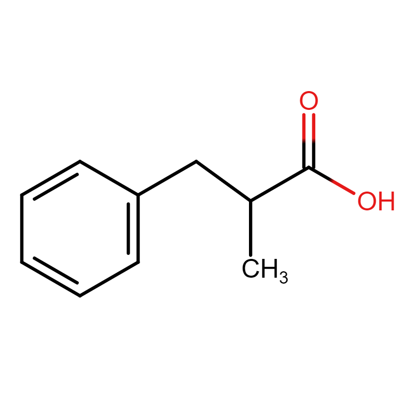 2-methyl-3-phenylpropanoic acid , CAS: 1009-67-2