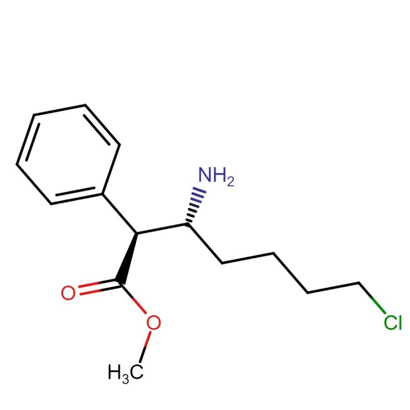 methyl (2R,3R)-3-amino-7-chloro-2-phenylheptanoate , CAS: 1683519-76-7