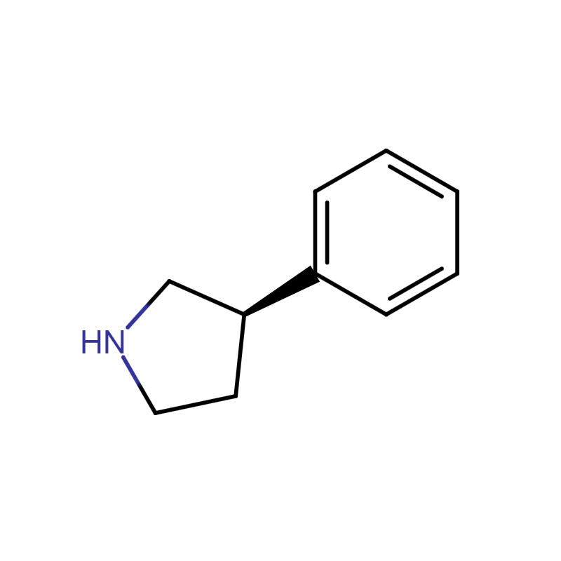 (R)-3-Phenylpyrrolidine , CAS: 61586-46-7