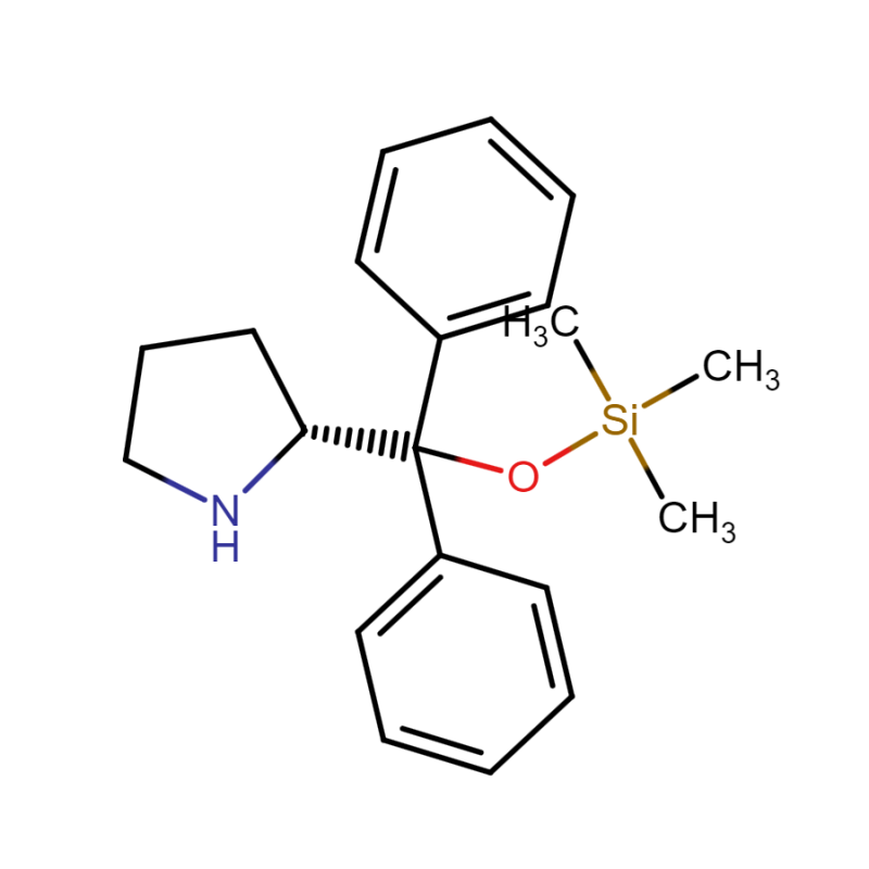 (R)-2-(diphenyl-trimethylsilanyloxymethyl)-pyrrolidine  , CAS: 943757-71-9