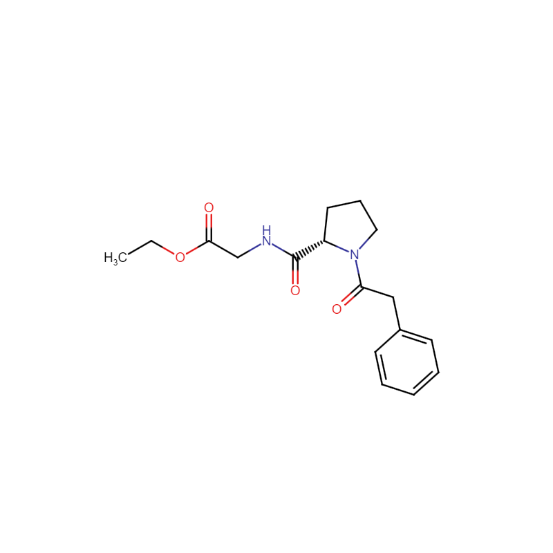 N-(1-(Phenylacetyl)-L-prolyl)glycine ethyl ester ,  CAS: 157115-85-0