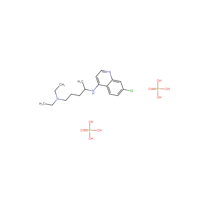 N4-(7-chloroquinolin-4-yl)-N1,N1-diethylpentane-1,4-diamine diphosphate ,  CAS: 50-63-5