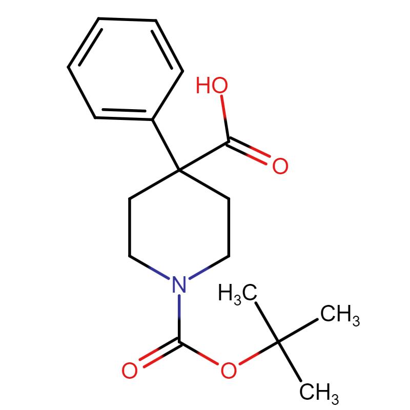 1-[(tert-butoxy)carbonyl]-4-phenylpiperidine-4-carboxylic acid , CAS: 167262-68-2